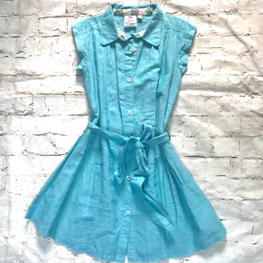 Fore 'N Birdie Dress Size 7 NEW! 100% Linen